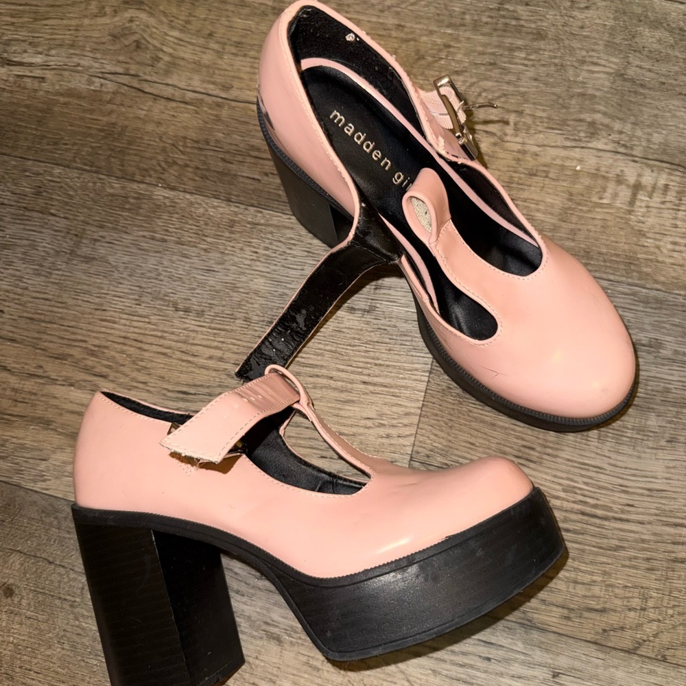 Madden Girl Blush Pink Platform Shoes